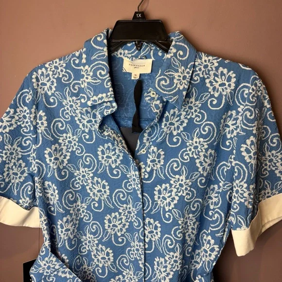 NWT Pomander Place Riviera Painted Chintz Aurora Dress XL - Picture 4 of 8